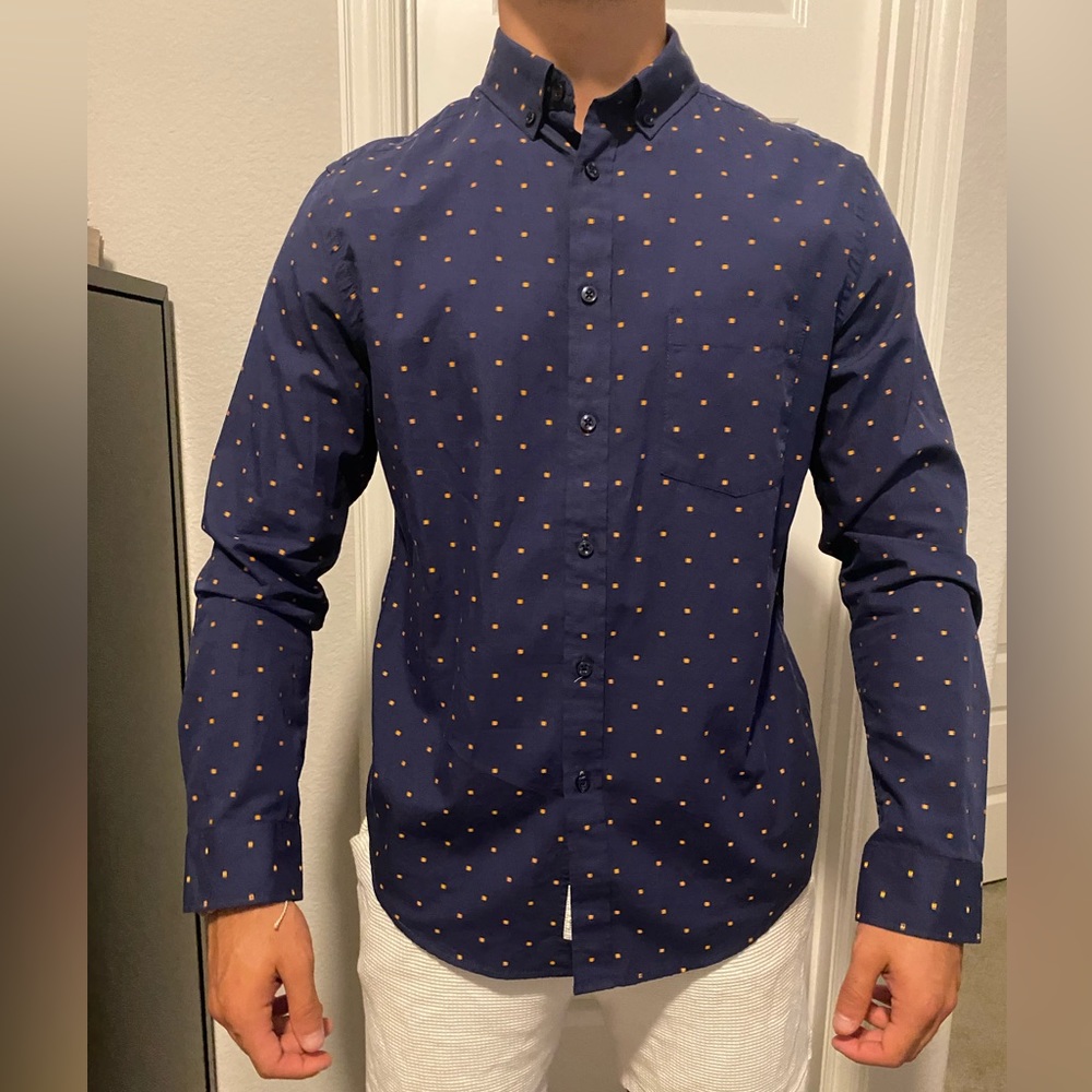 Navy Blue Dress shirt